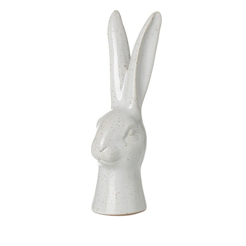 Small Porcelain Rabbit Head Decoration