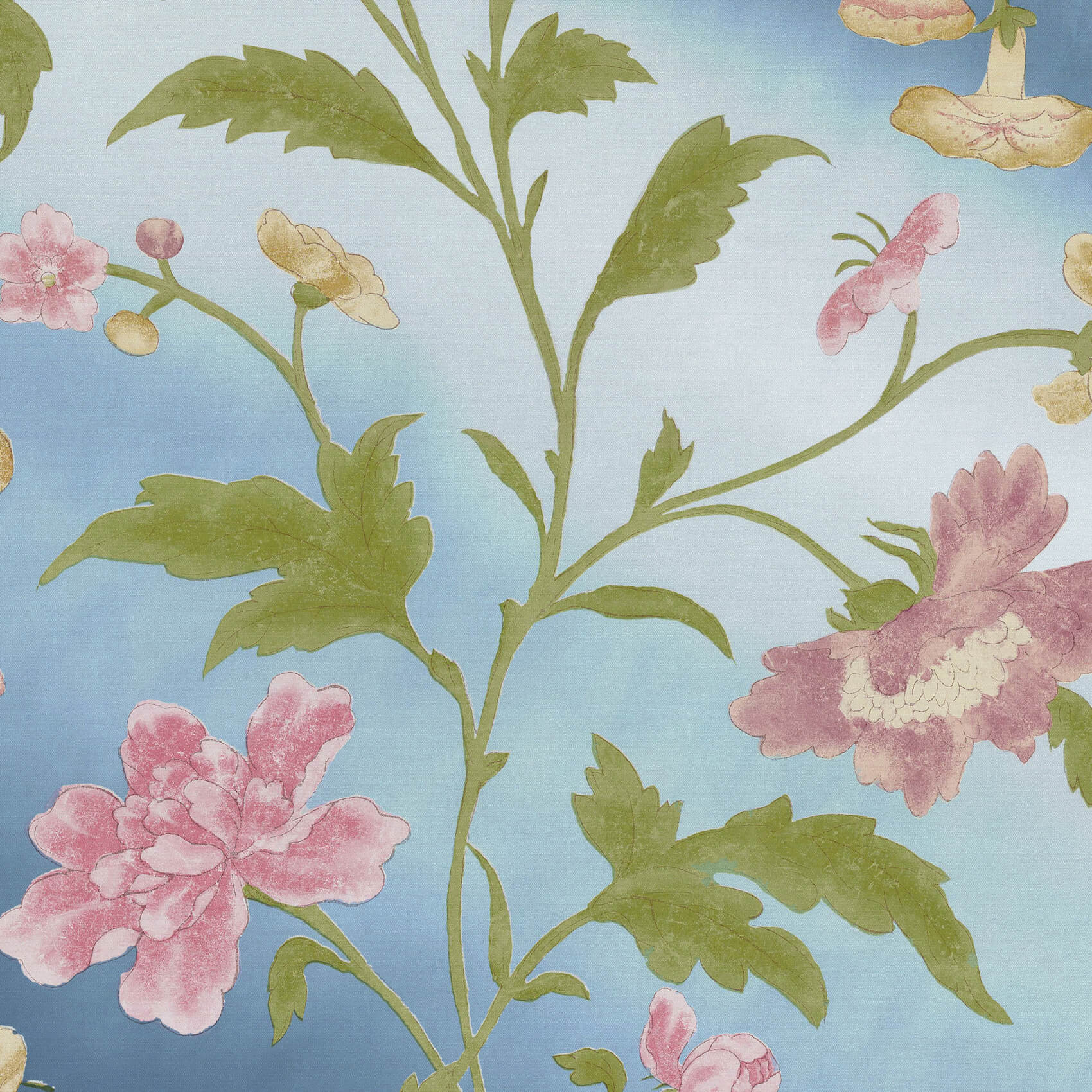 Little Greene China Rose Wallpaper - BlueLustre