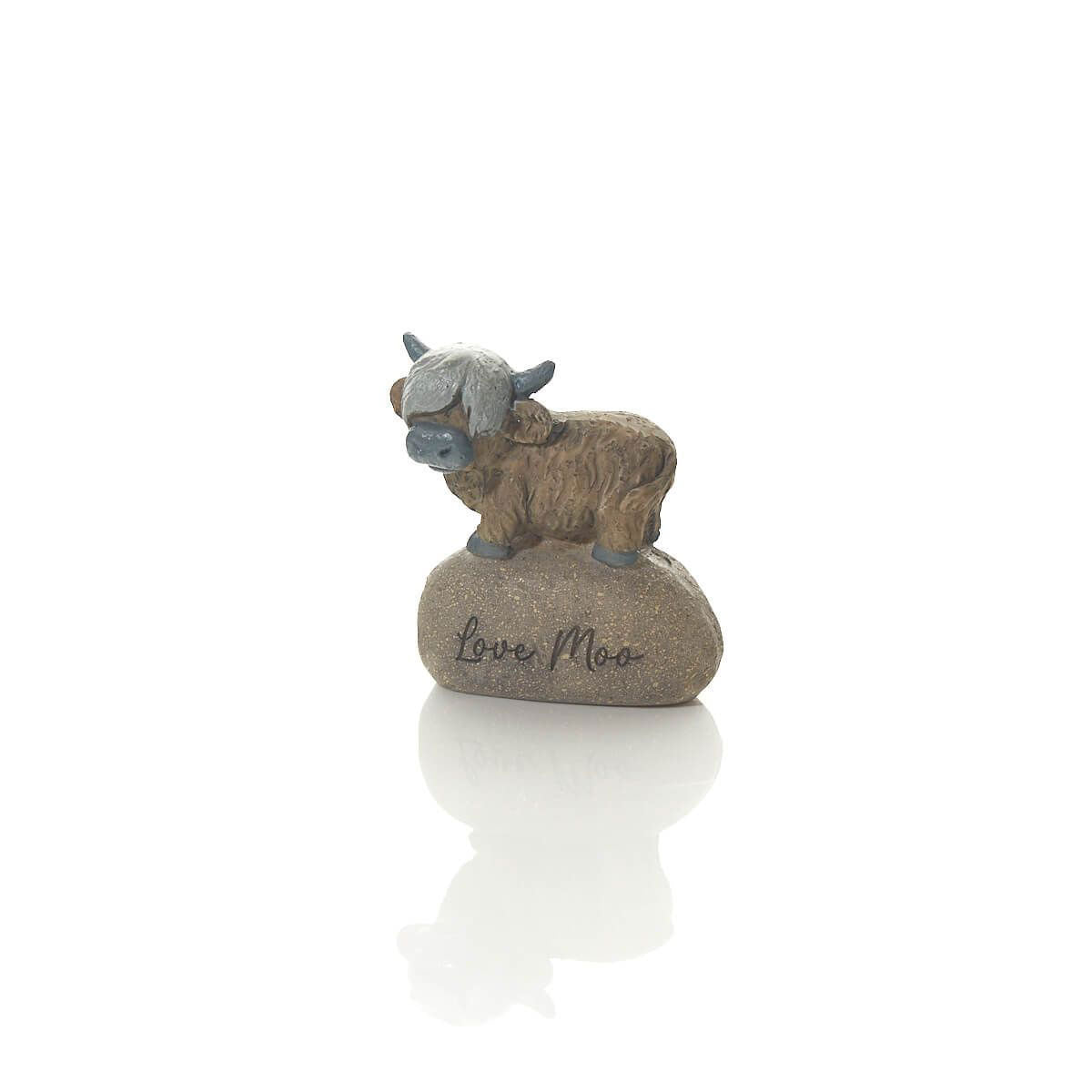 Dougal Highland Cow Love Moo Ornament