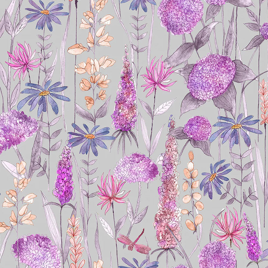 Florabunda Fuchsia Curtains