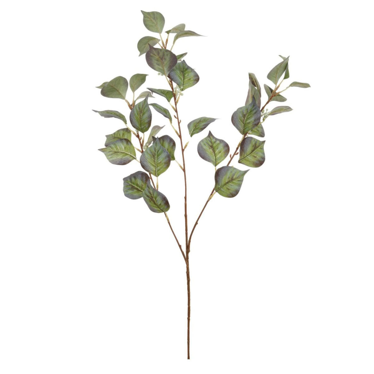 Faux Silk Noah Leaf Spray - Green