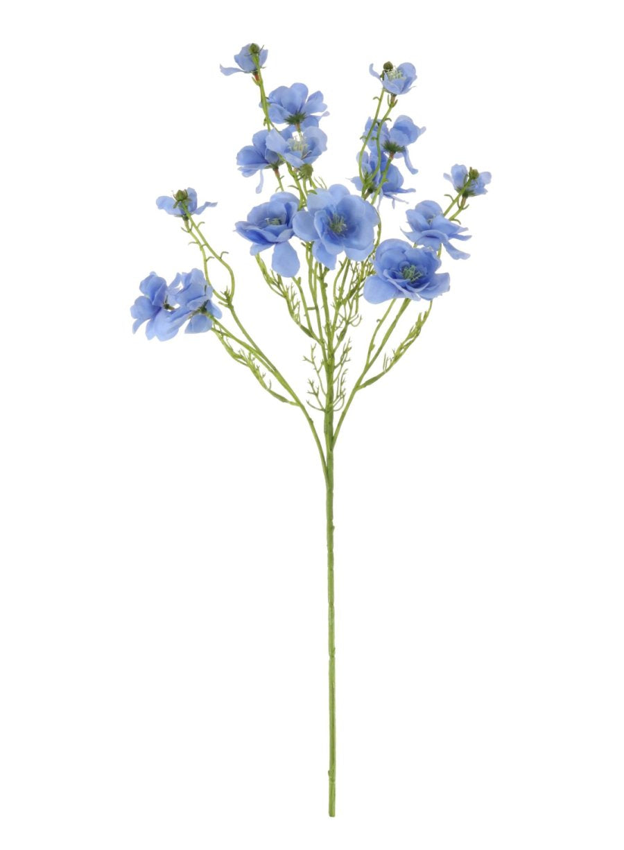 Faux Blue Silk Spring Callie Spray