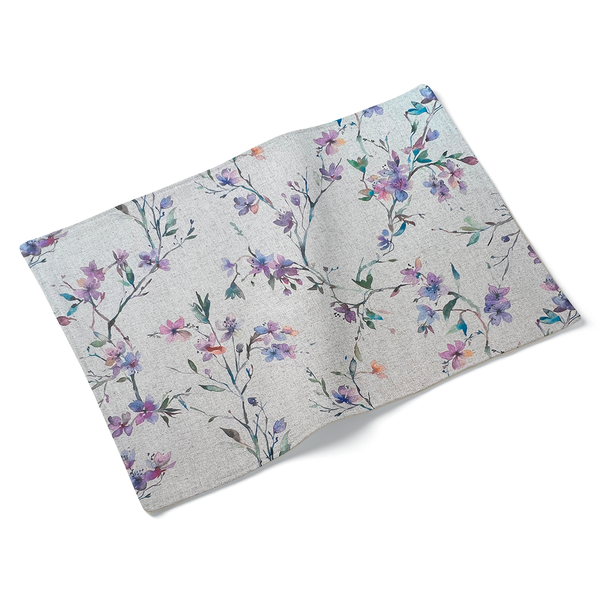 Set of 4 Fiore Heather Design Fabric Placemats