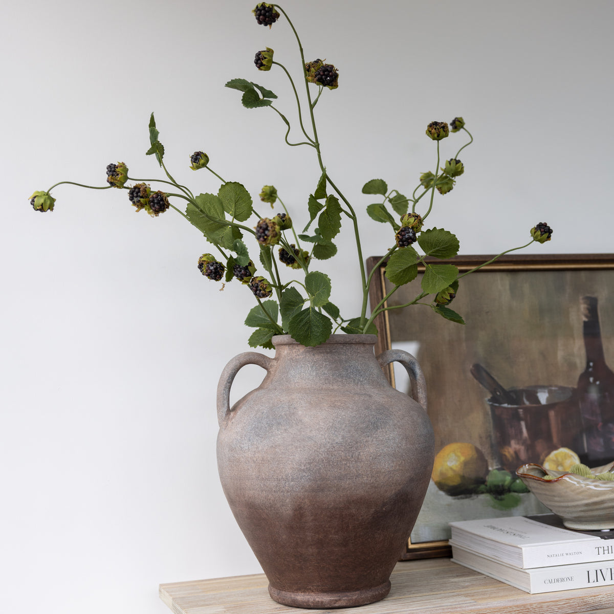 Faux Wild Blackberry Stem