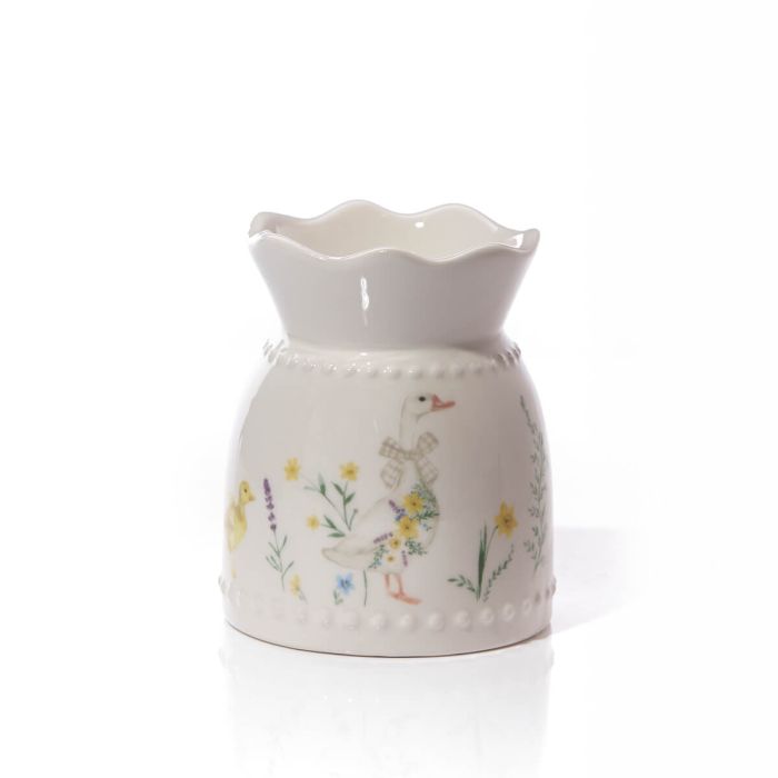 Goose Ceramic Wax Melt Burner With Fluted Top