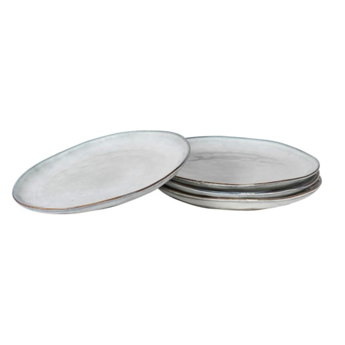 Set of 4 Flax Dinner Plates