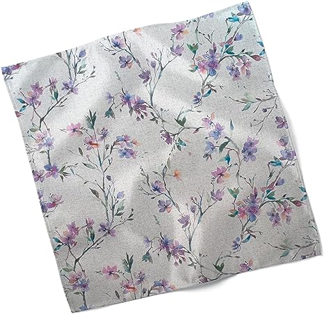 Set of 4 Fiore Heather Design Fabric Napkins