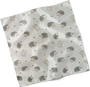Set of 4 Hedgehog Fabric Napkins