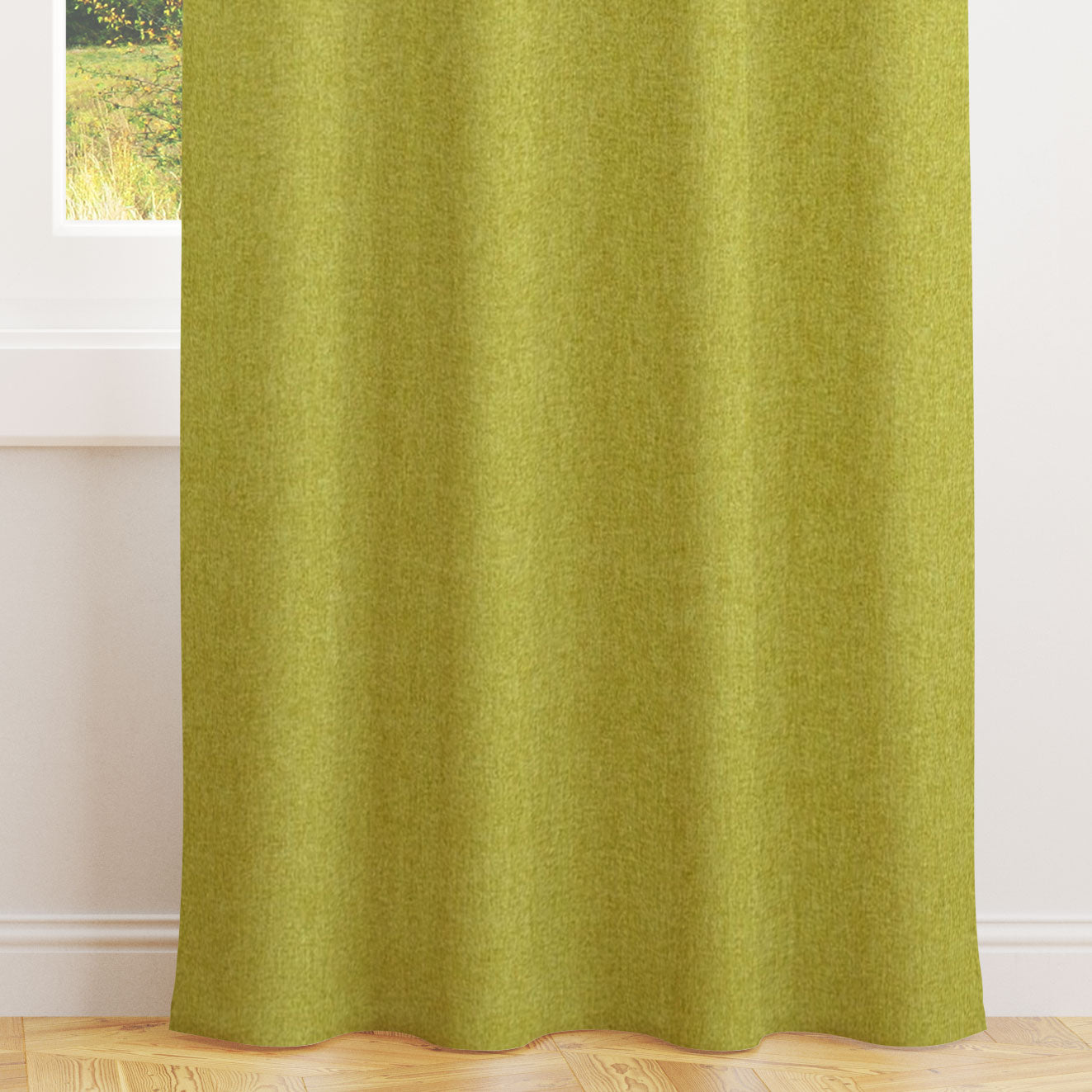 Highlander Chartreuse Curtains