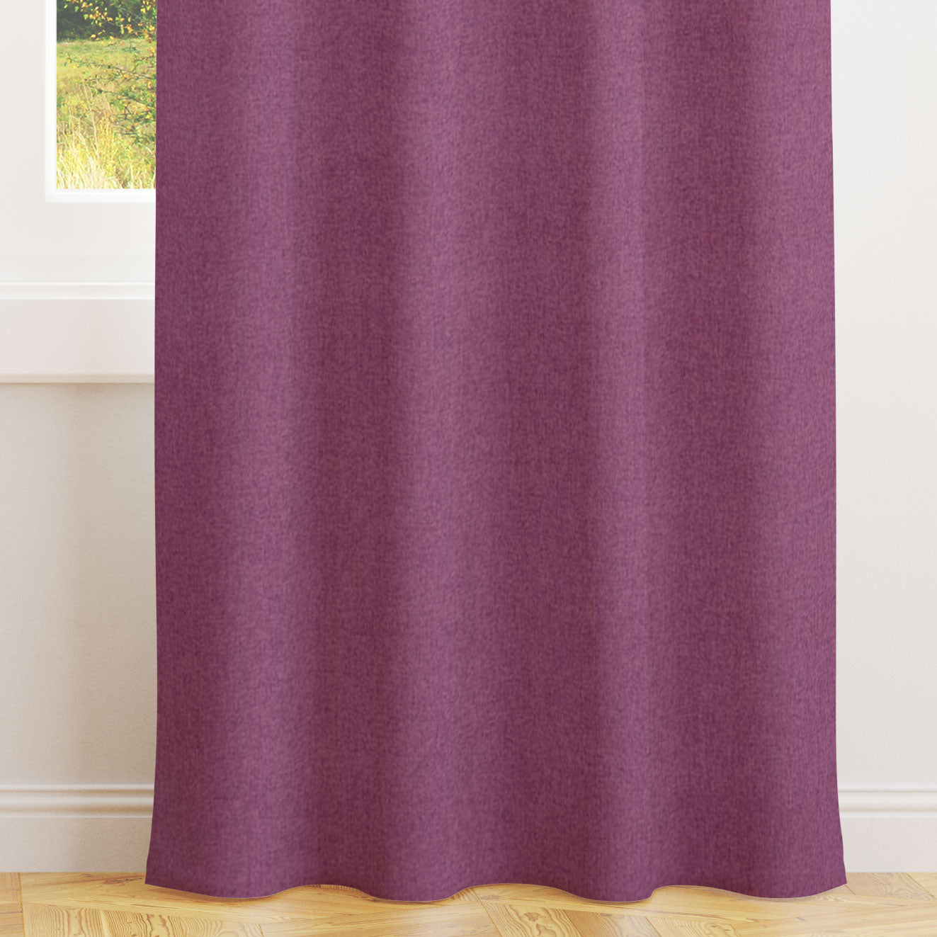 Highlander Cranberry Curtains