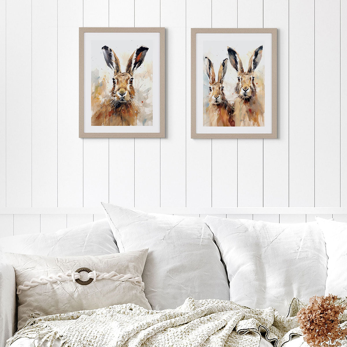 Hadley Watercolour Framed Illustration