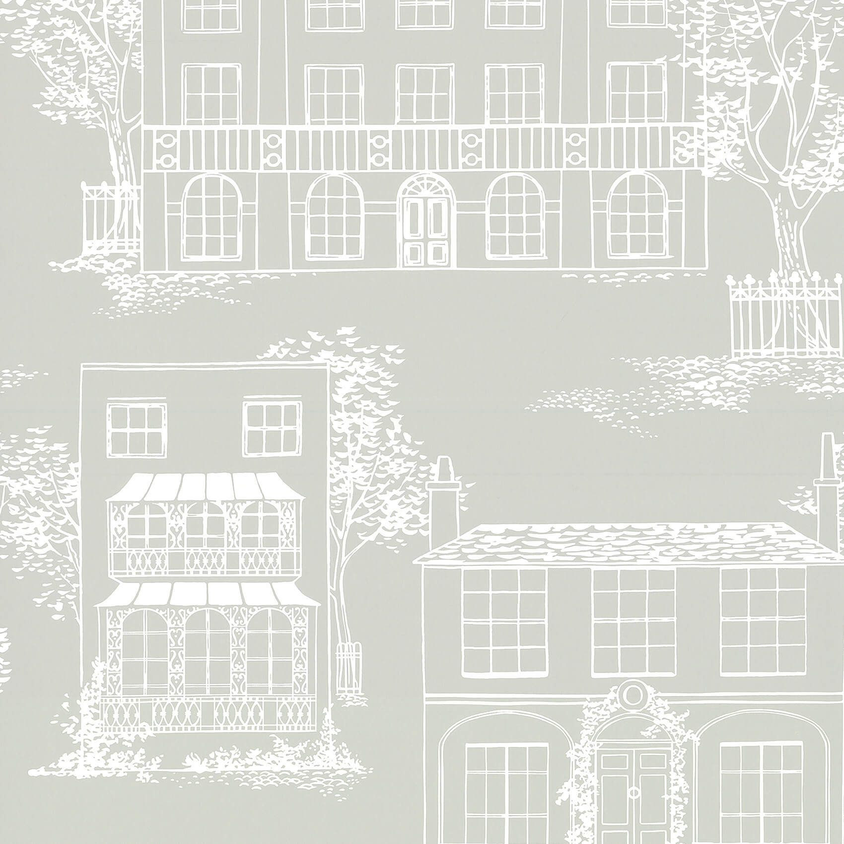 Little Greene Hampstead Wallpaper - CoolGrey