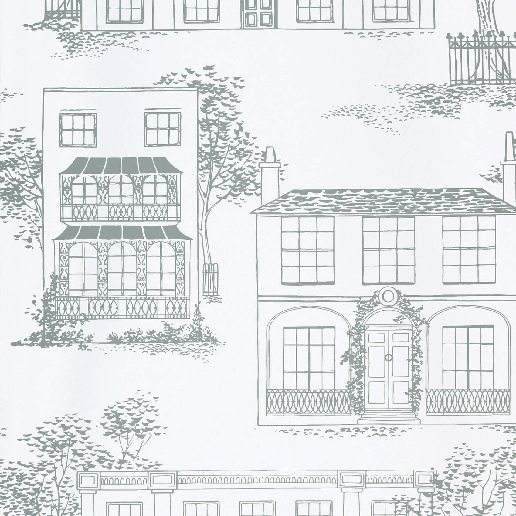 Little Greene Hampstead Wallpaper - Glass