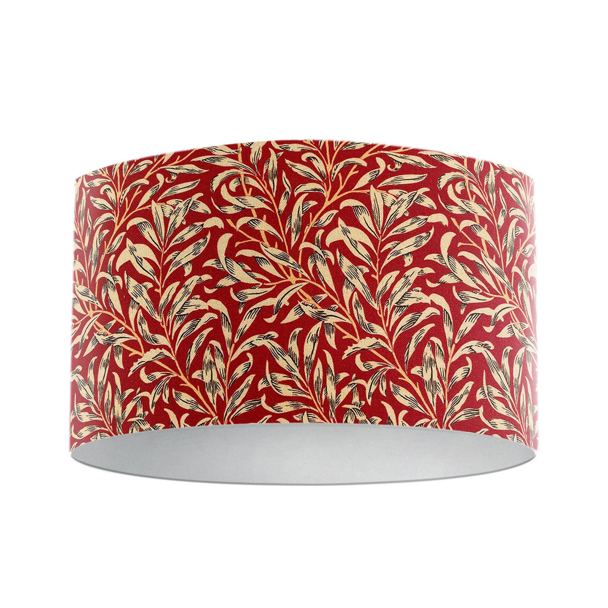 William Morris Willow Bough Crimson Lampshade