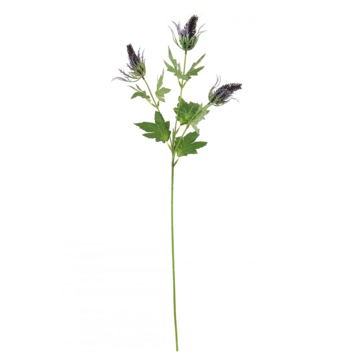 Faux Purple Eryngium Spray