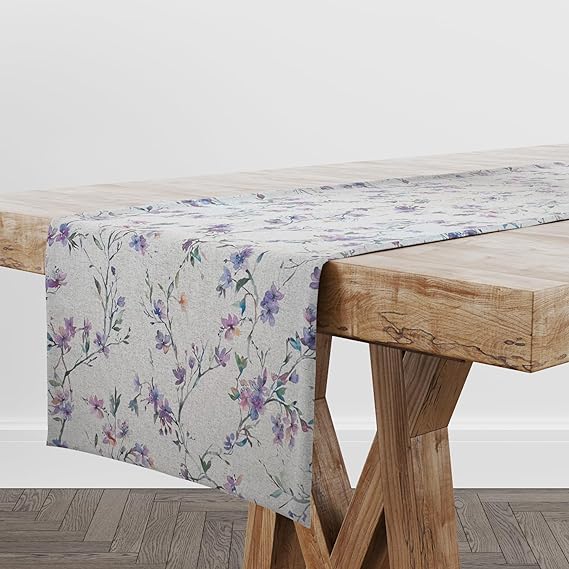 Fiore Fabric Table Runner (Heather)