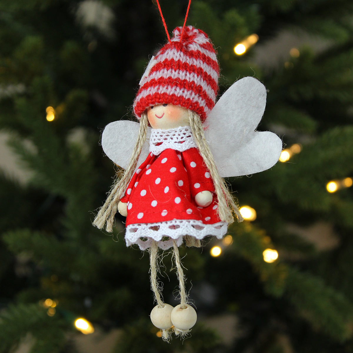 Scandi Dress Fairy Fabric Decoration