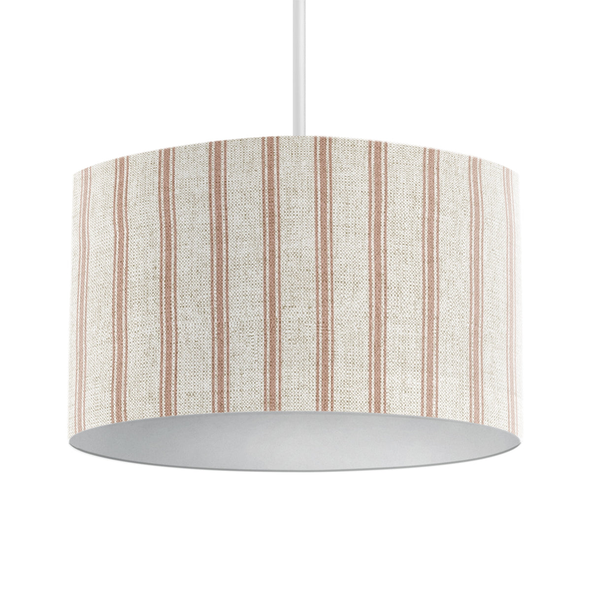 Kashmira Blush Stripe Drum Lampshade
