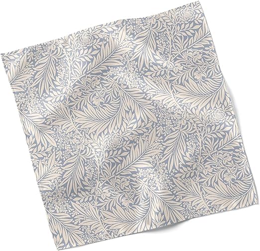 Set of 4 William Morris Larkspur Azure Design Fabric Napkins