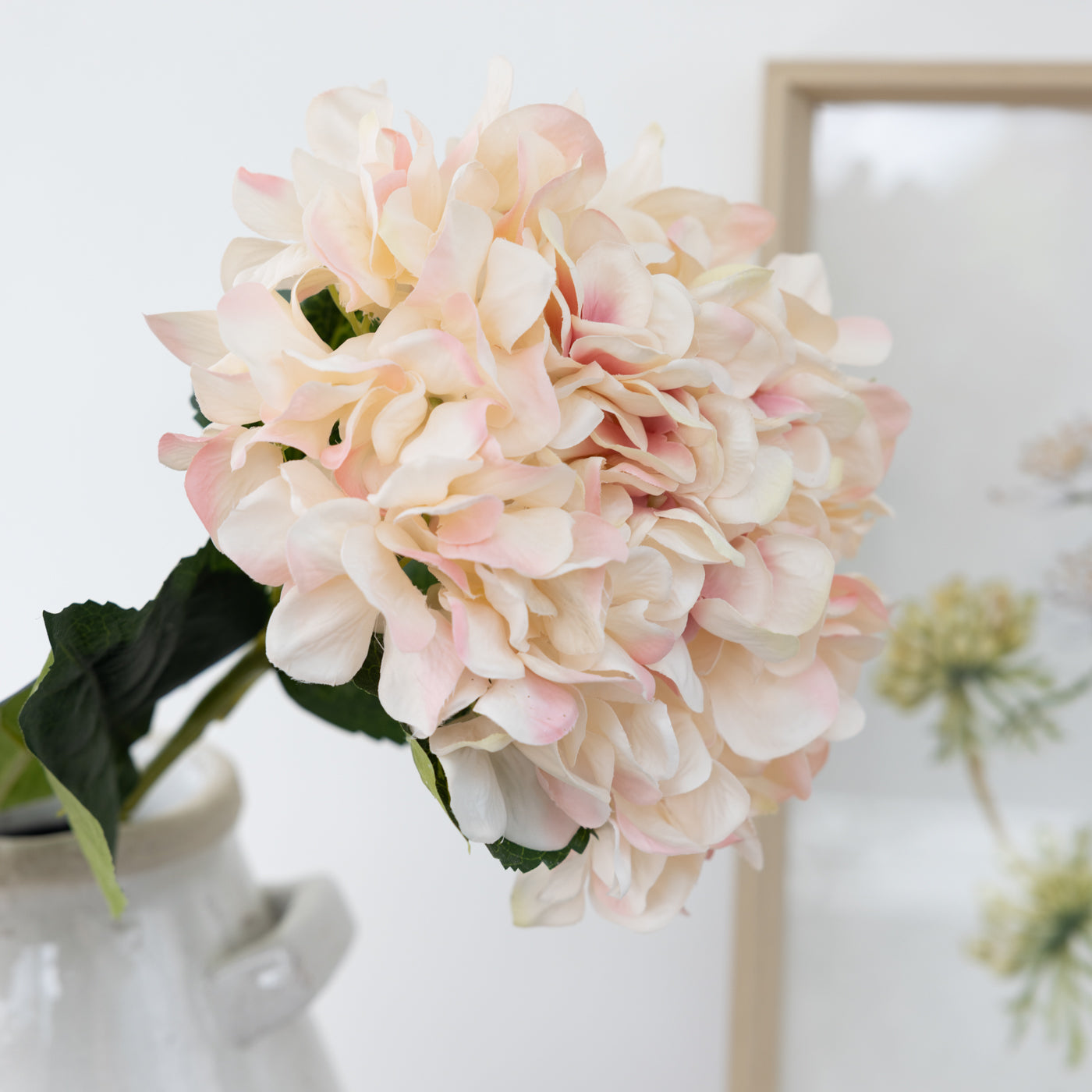 Blush Pink Hydrangea Stem