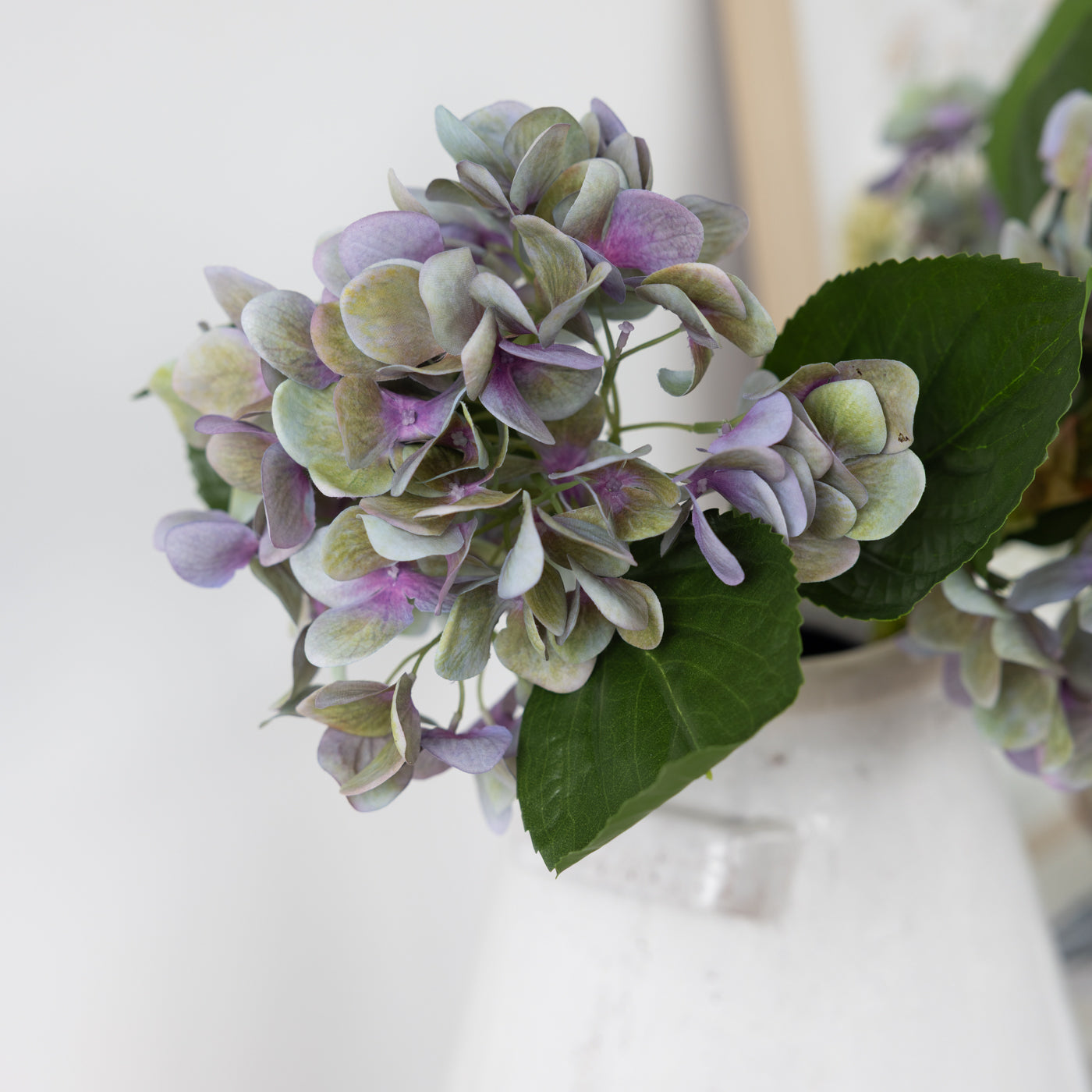 Faux Antique Lavender And Olive Hydrangea