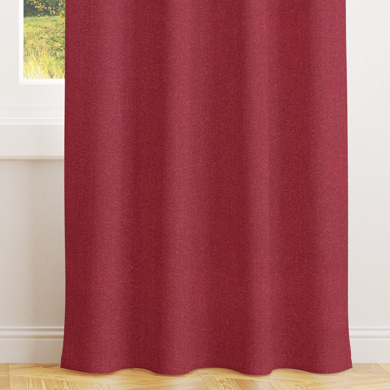 Lazio Cranberry Curtains