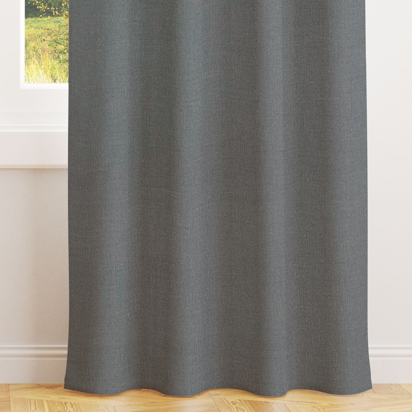 Lazio Gunmetal Curtains