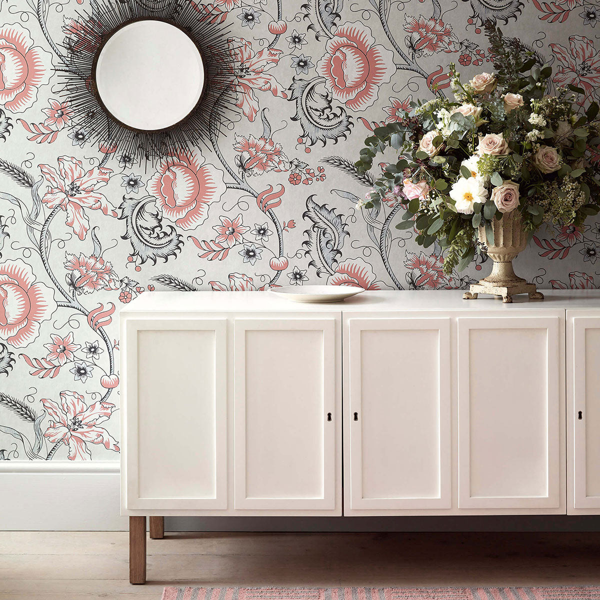 Little Greene Woodblock Trail Wallpaper - Union