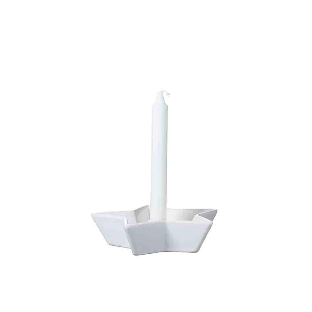 White Star Shaped NELLIE Candle Holder