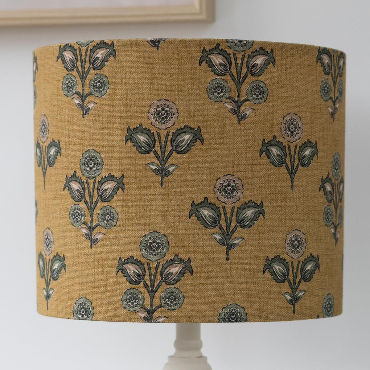 Bramble Ochre Floral Lampshade