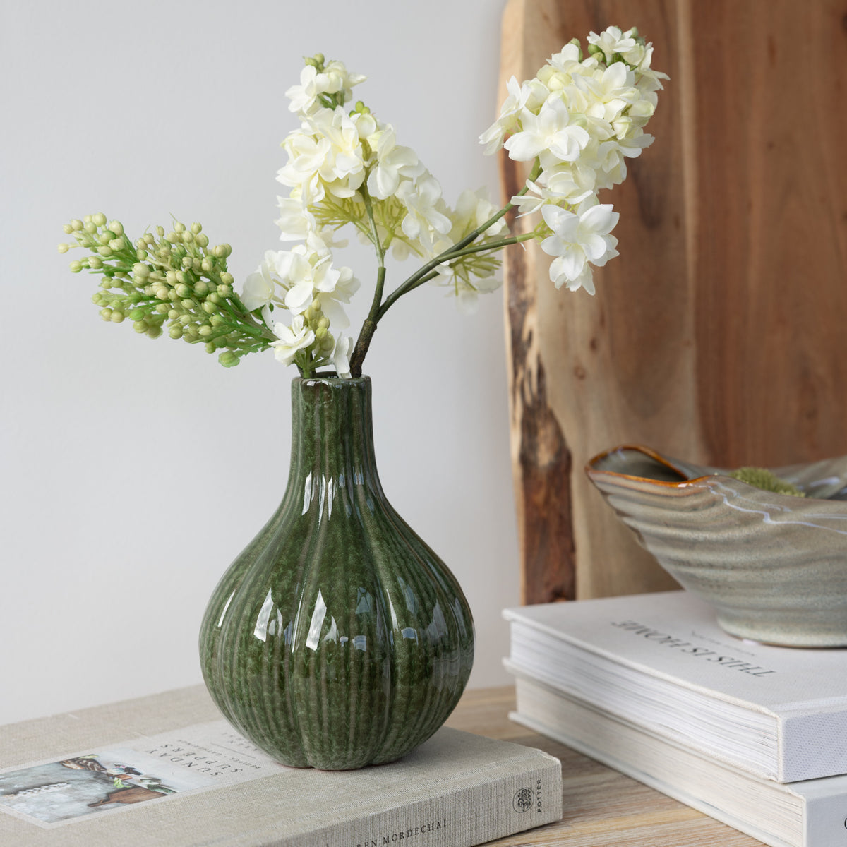 Green Bud Vase