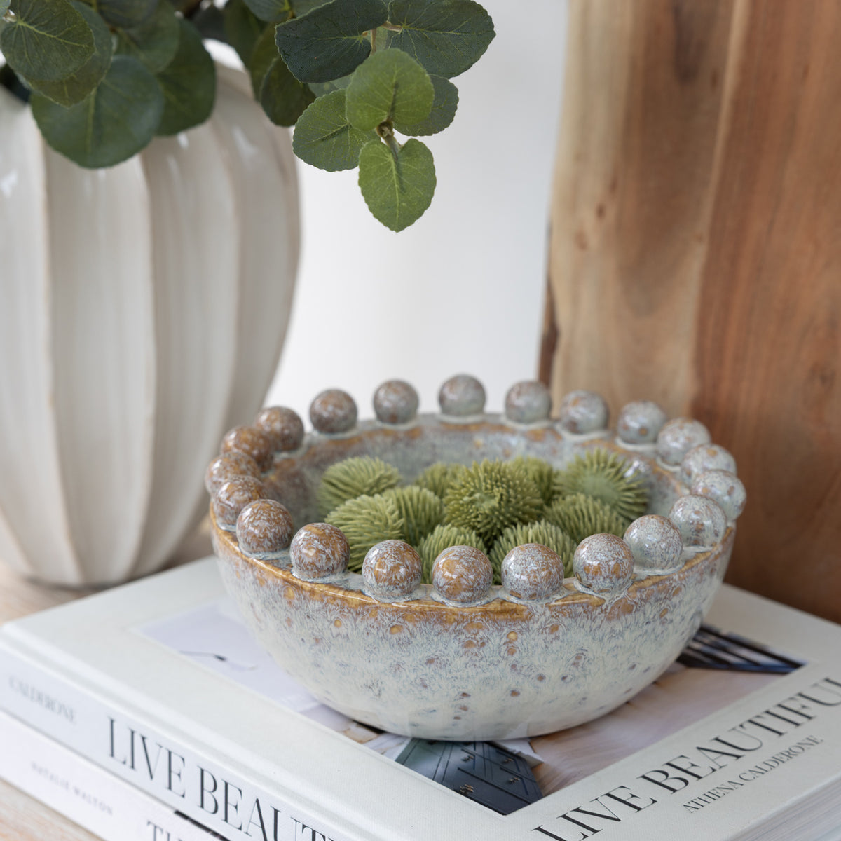 Speckled Glaze Bobble Bowl