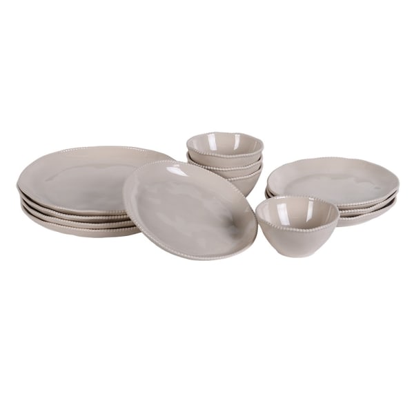 Pebble Beaded Dinner Set | 12 Pieces