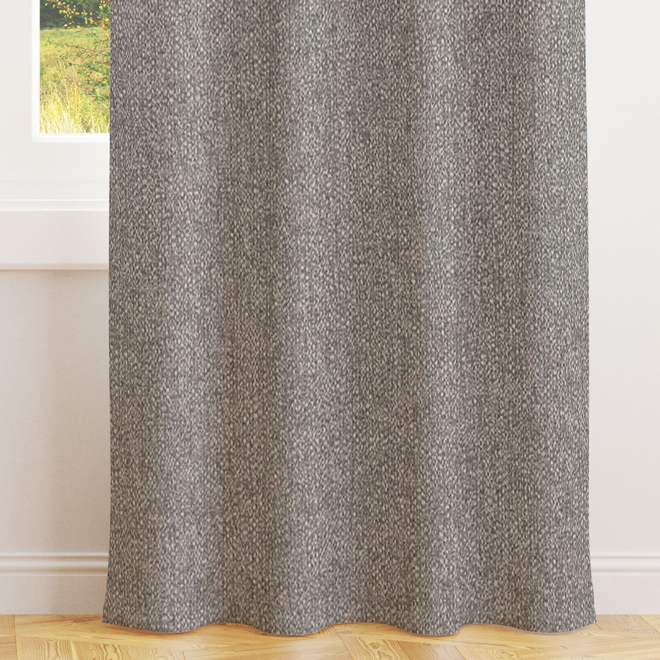 Pianura Grey Curtains
