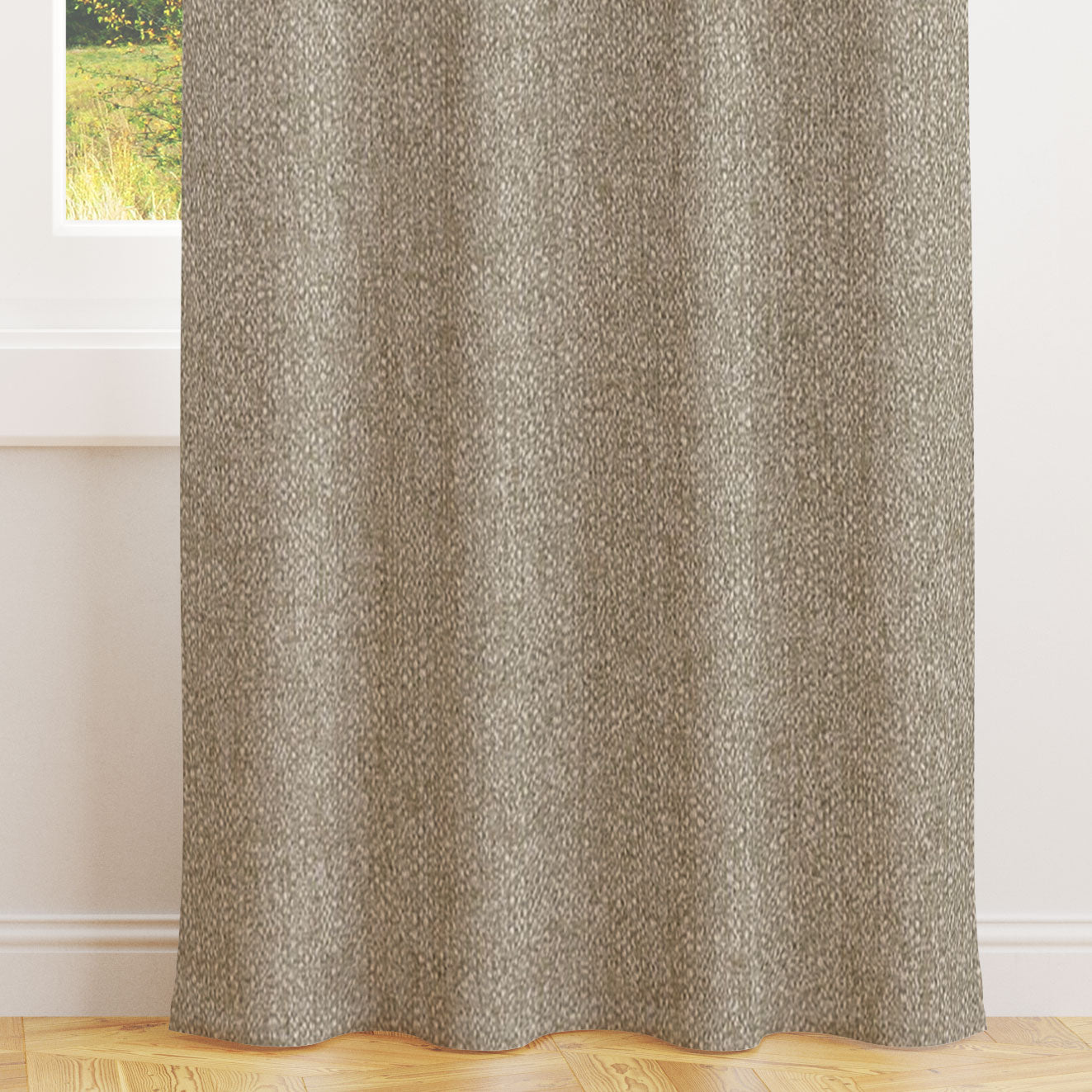 Pianura Taupe Curtains