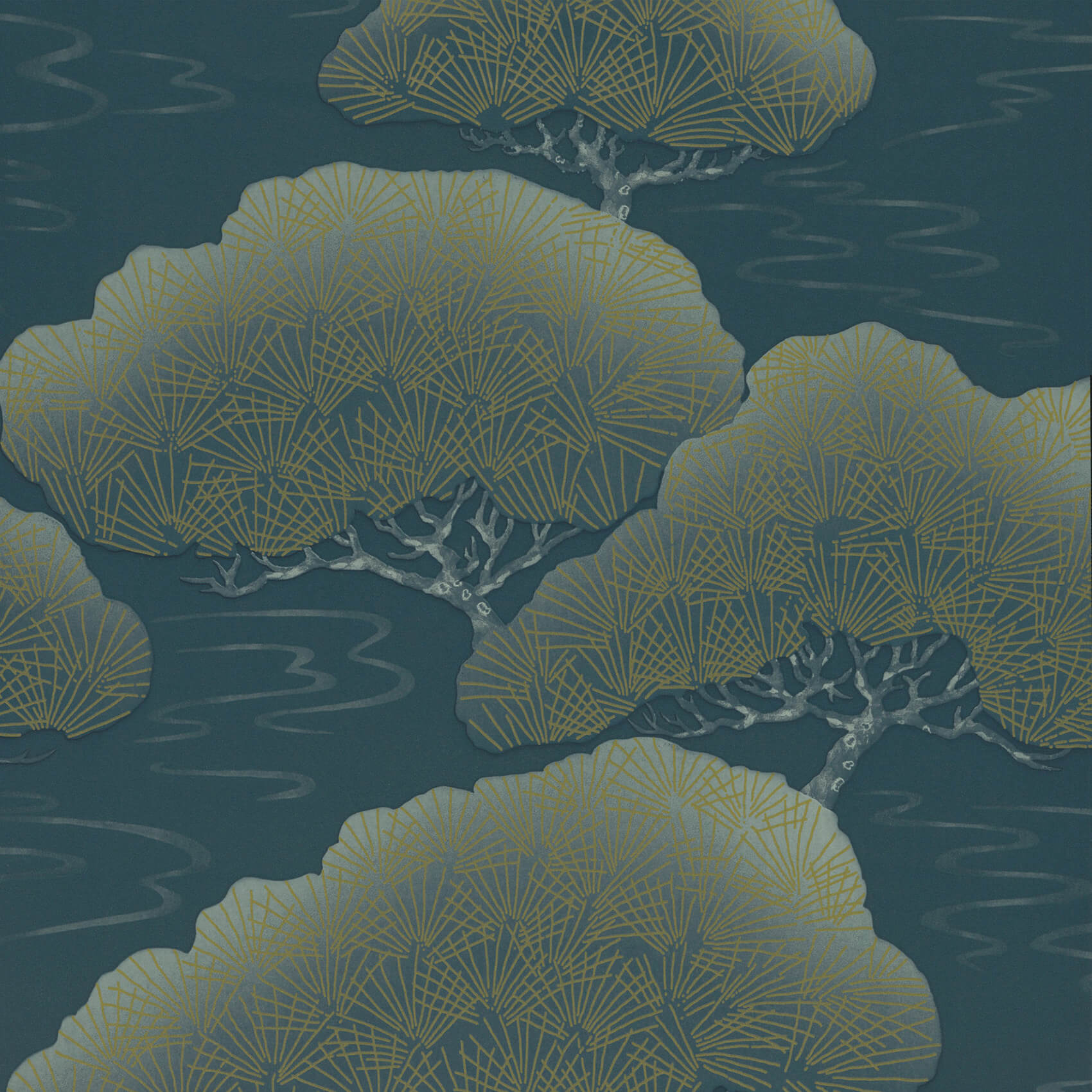 Little Greene Pines Wallpaper - BluePine