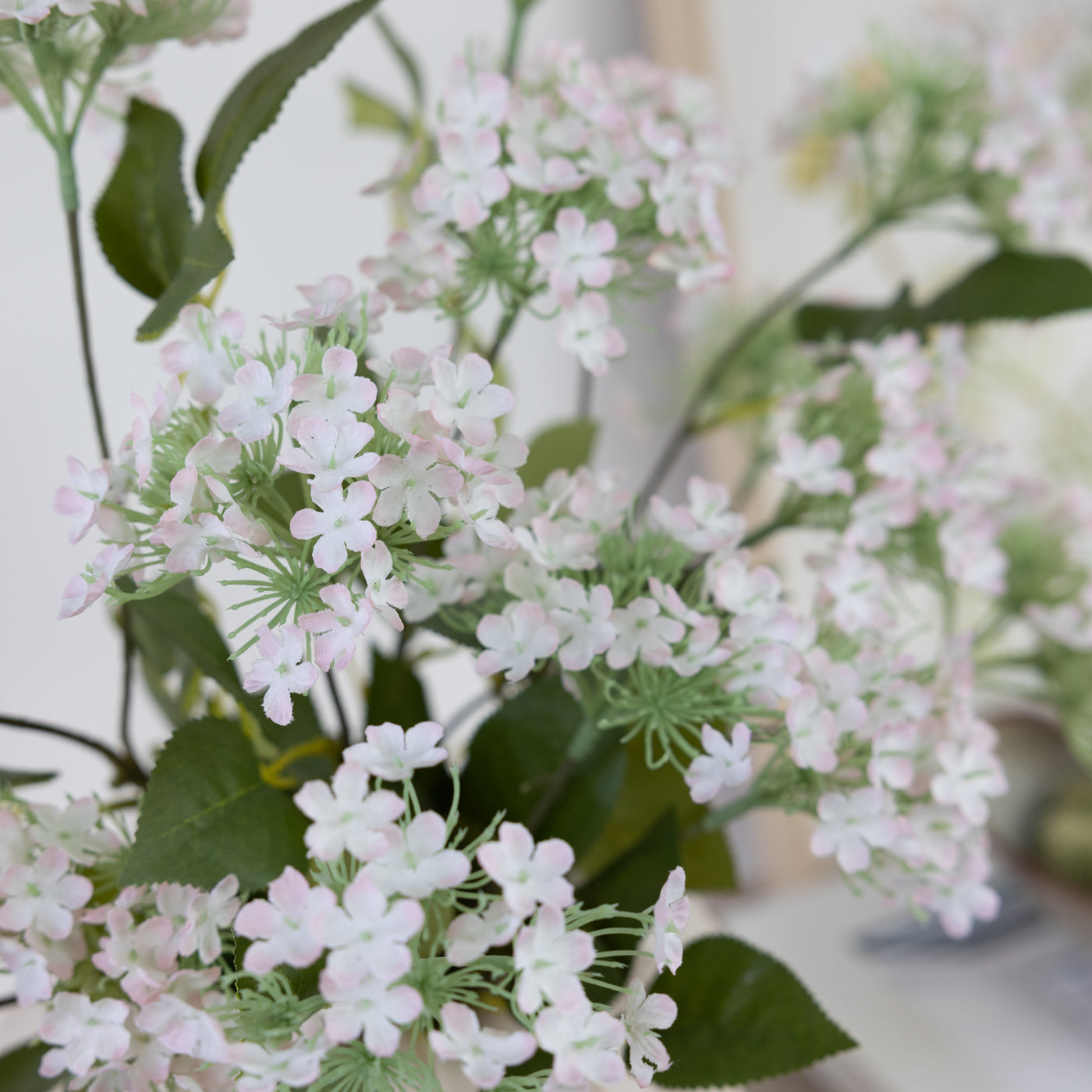 Faux Pale Pink Silk Charlotte Spray