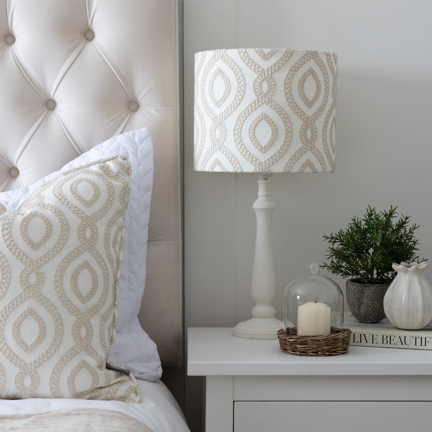 Woolverton Natural Drum Lampshade