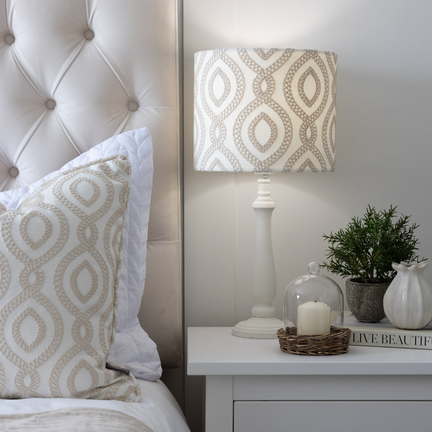 Woolverton Natural Drum Lampshade