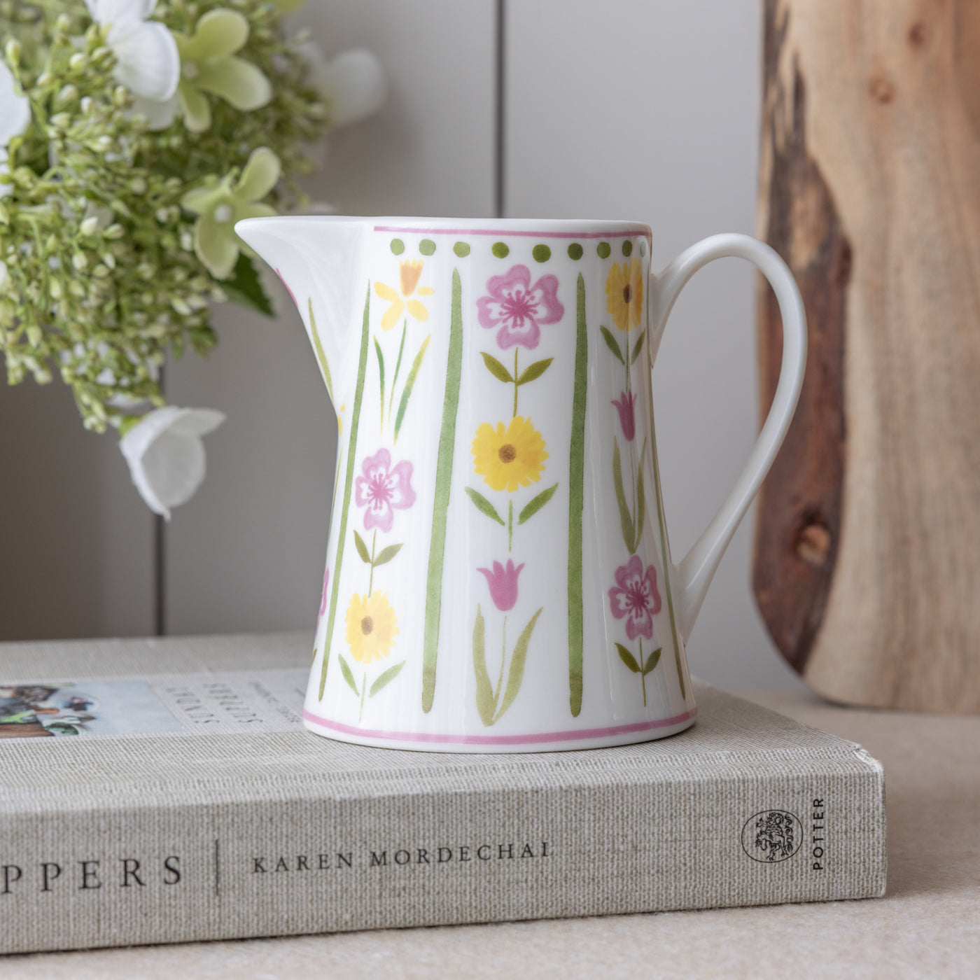 Pastel Meadow New Bone China Jug (Small)