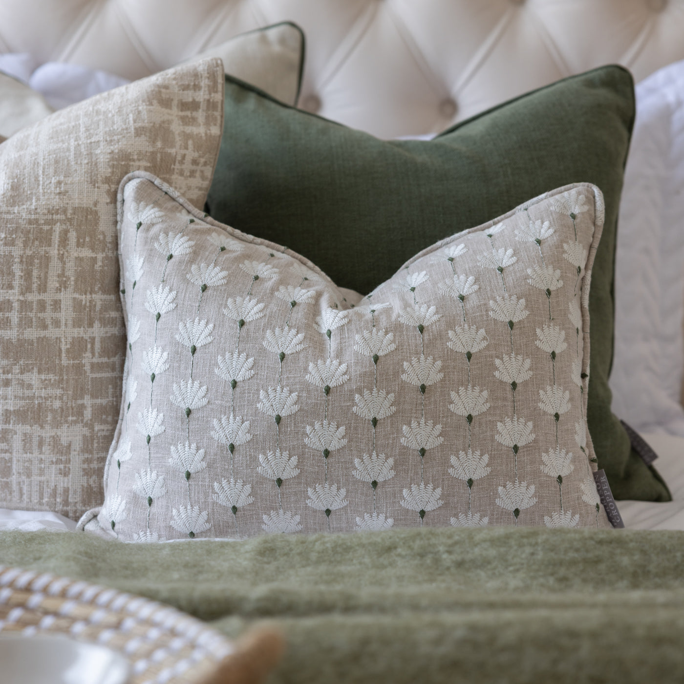 Lodore Peppermint Cushion