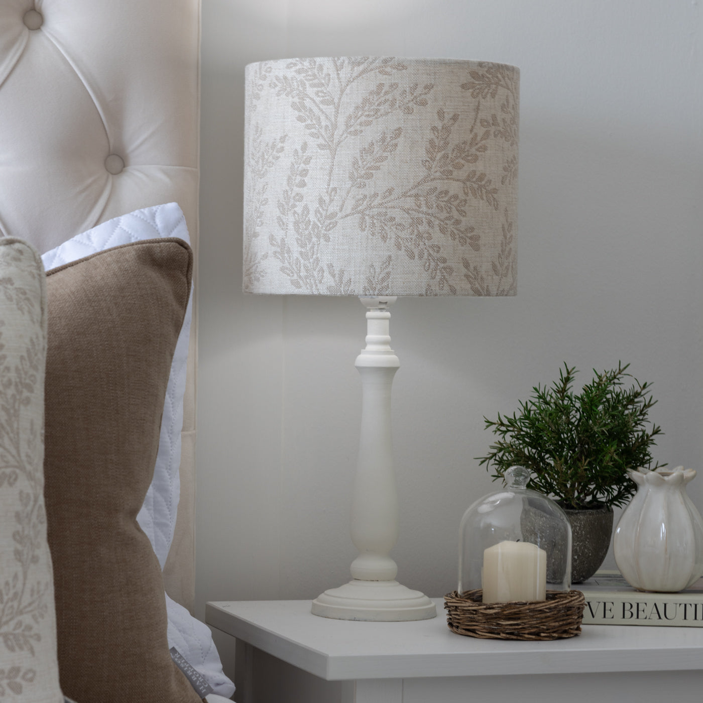 Ferndown Taupe Drum Lampshade
