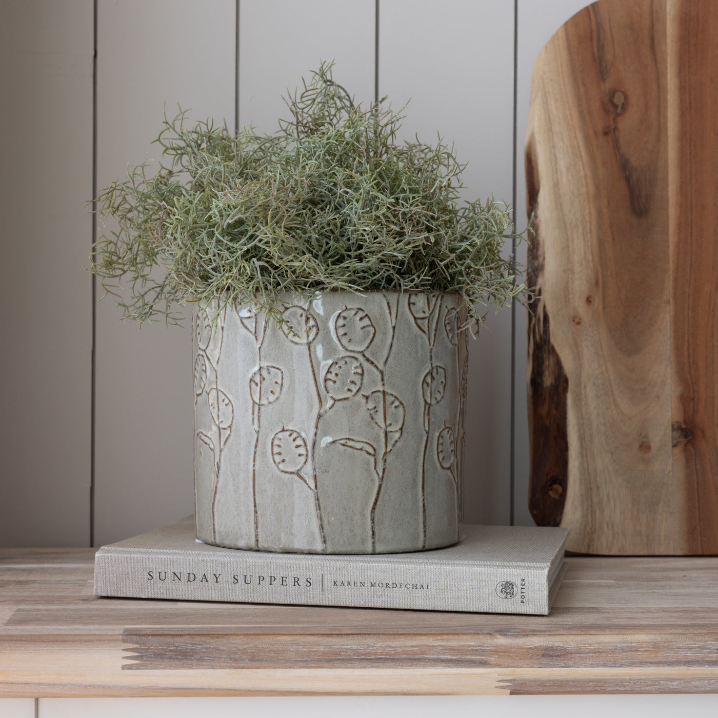 Saga Grey Melange Pots