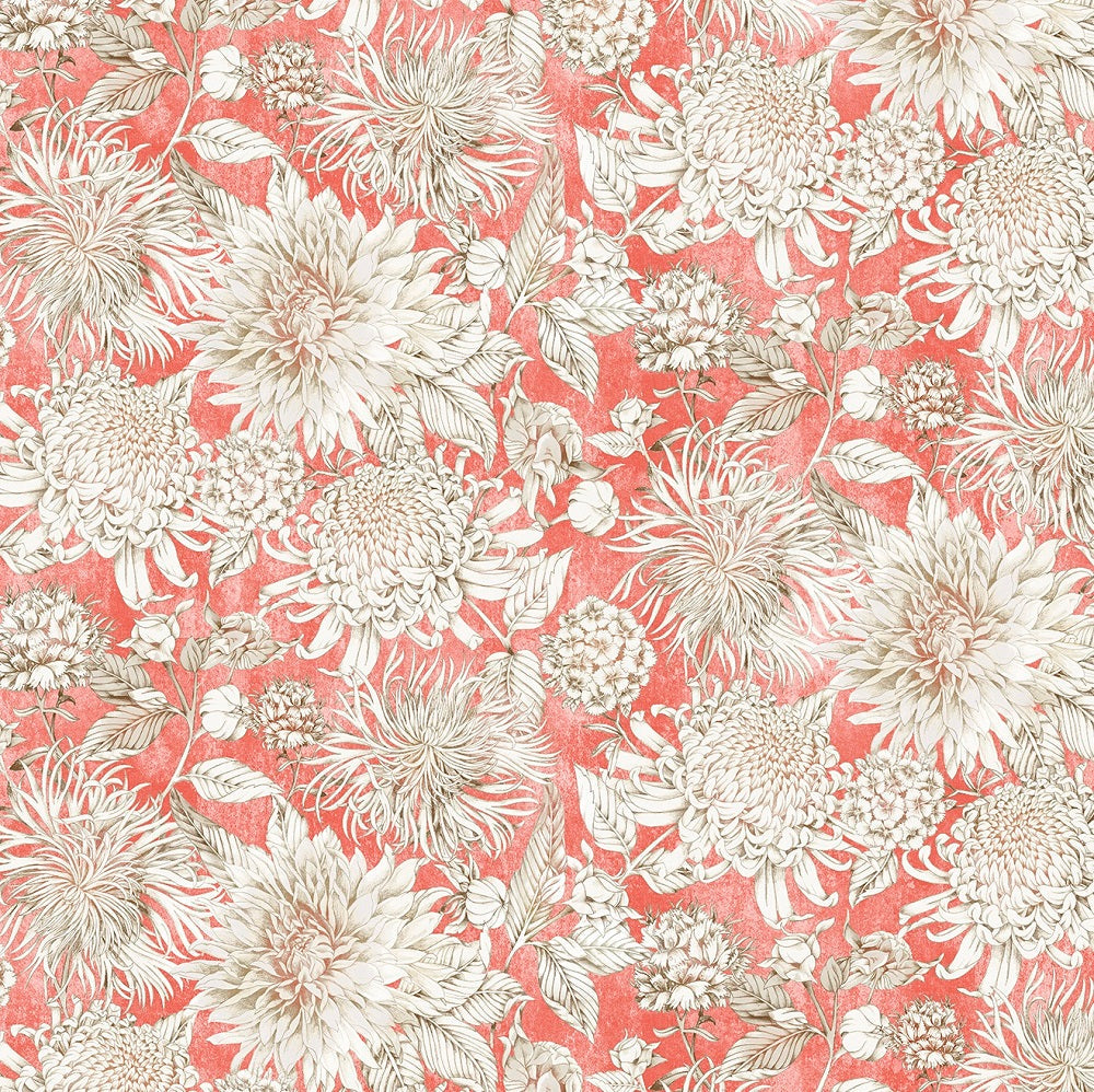 Purbeck Coral Roman Blind