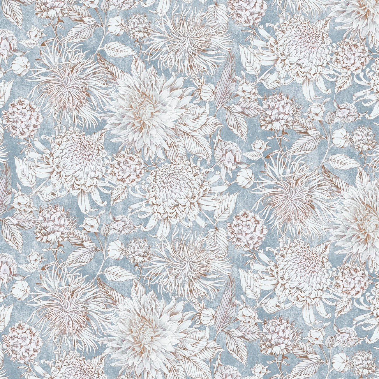 Purbeck Powder Blue Roman Blind