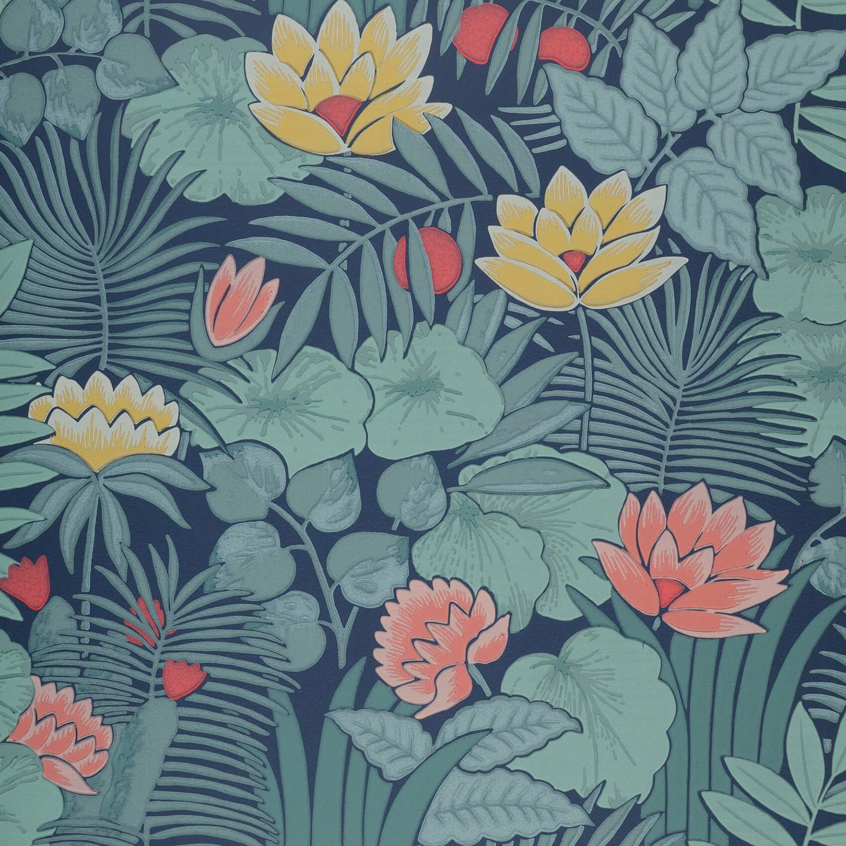 Little Greene Reverie Wallpaper - Nile