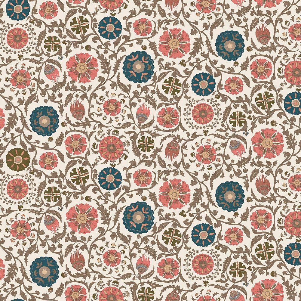 Rosemoor Coral Roman Blind
