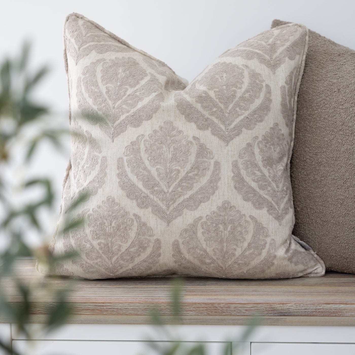 Draycott Taupe Cushion