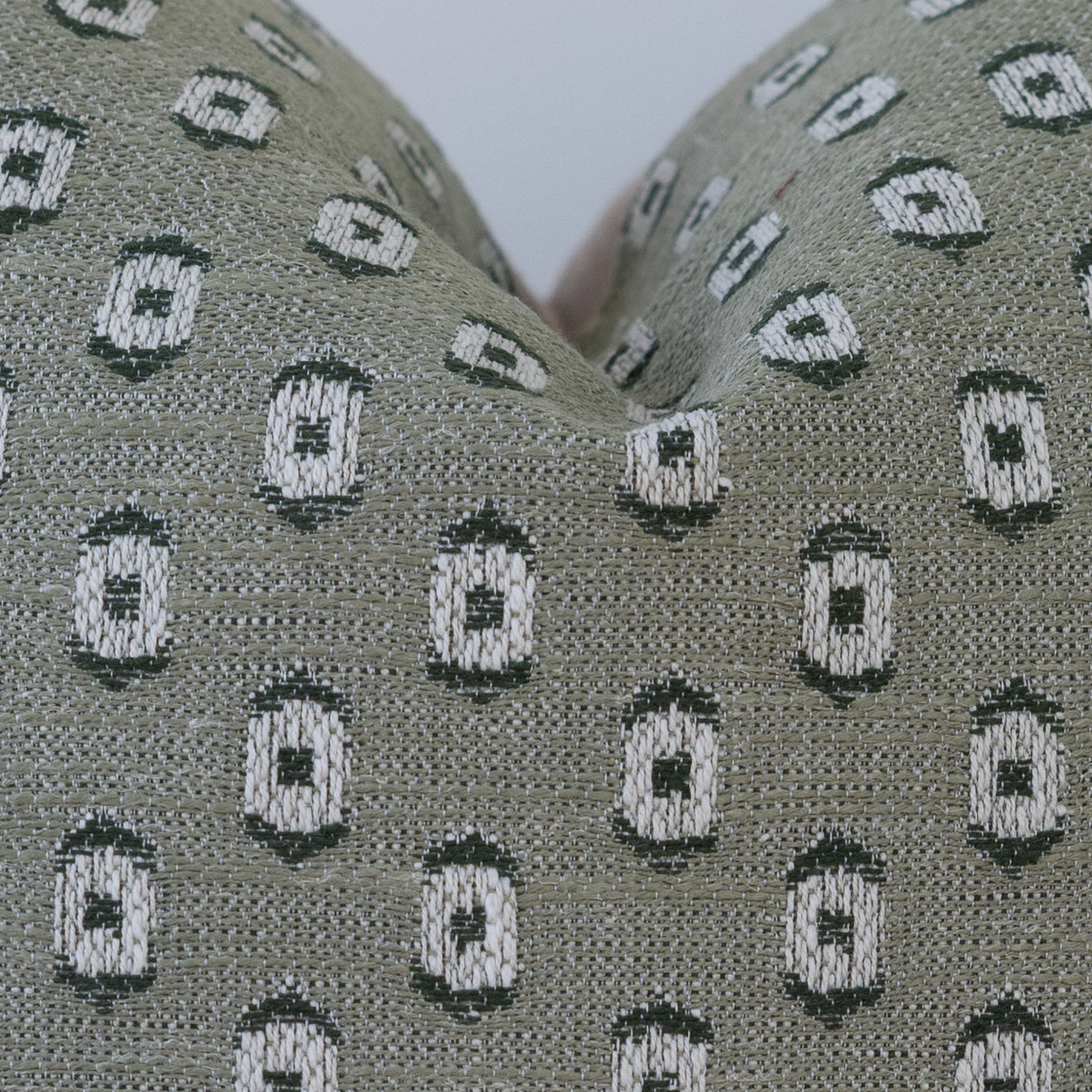 Sage Green Spot Cushion
