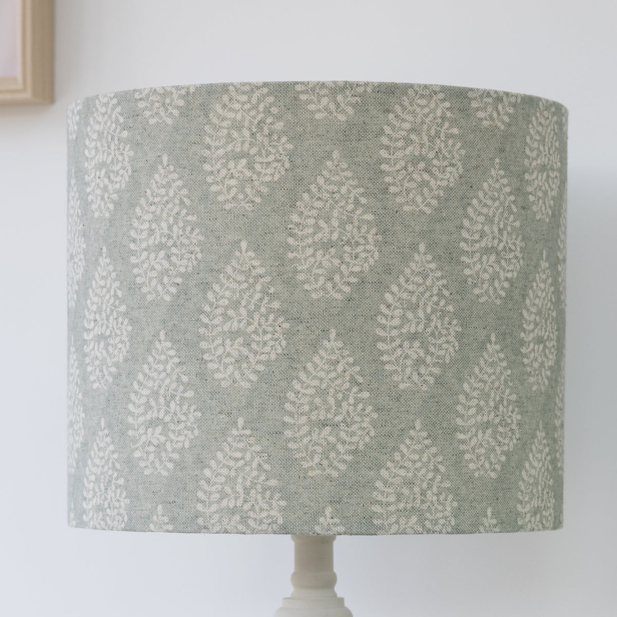 Bagru Duckegg Drum Lampshade